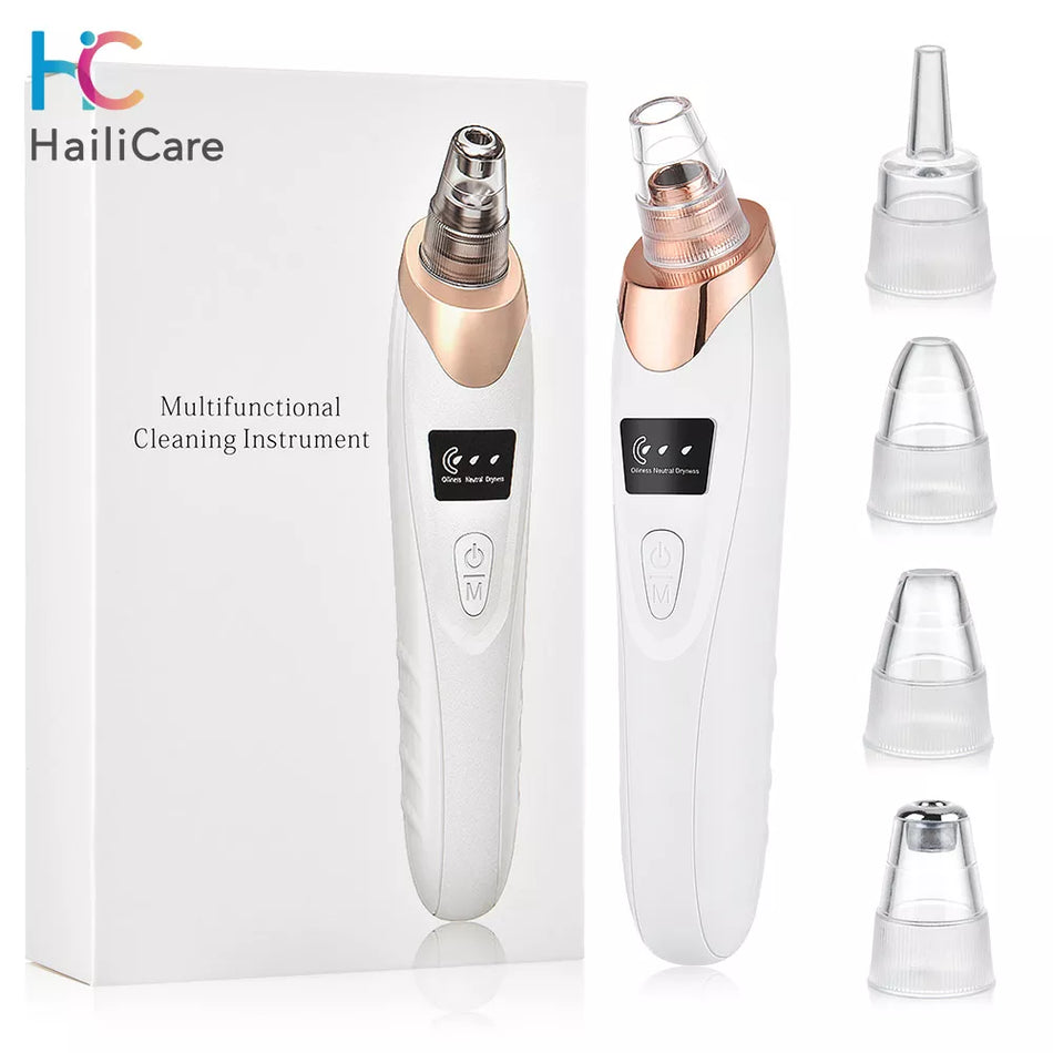 Hailicare Electric Blackhead Remover Vacuum: Deep Cleansing Skin Care Tool