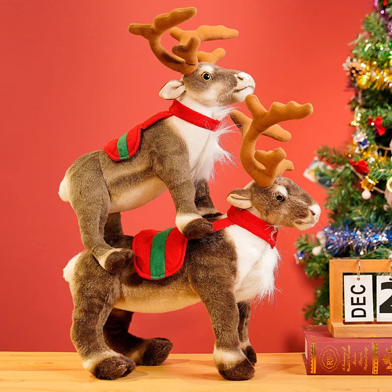 Plush Reindeer Toy for Christmas & New Year Celebrations - Cyprus