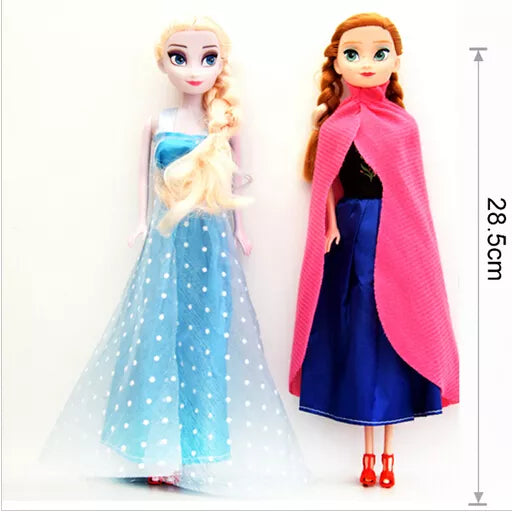 Originalprinzessin Elsa Puppe Anna Schnee Königin Kinder Mädchen Spielzeug Geburtstag Weihnachtsgeschenke für Kinder Sharon Dolls