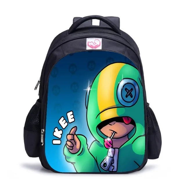 Cartoon Kids School Backpack for 3-6 Years - Cyprus