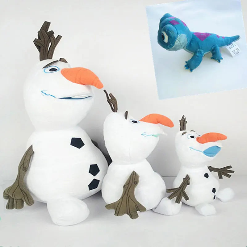 Kawaii Olaf Plush Toy - Χαριτωμένος Χιονάνθρωπος Κινούμενων Σχεδίων σε 23cm, 30cm, & 50cm μεγέθη