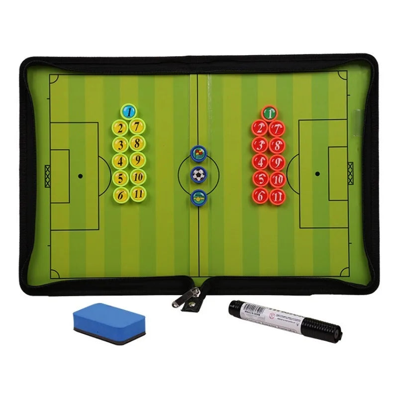 Foldable Magnetic Tactical Football Coaching Board Set