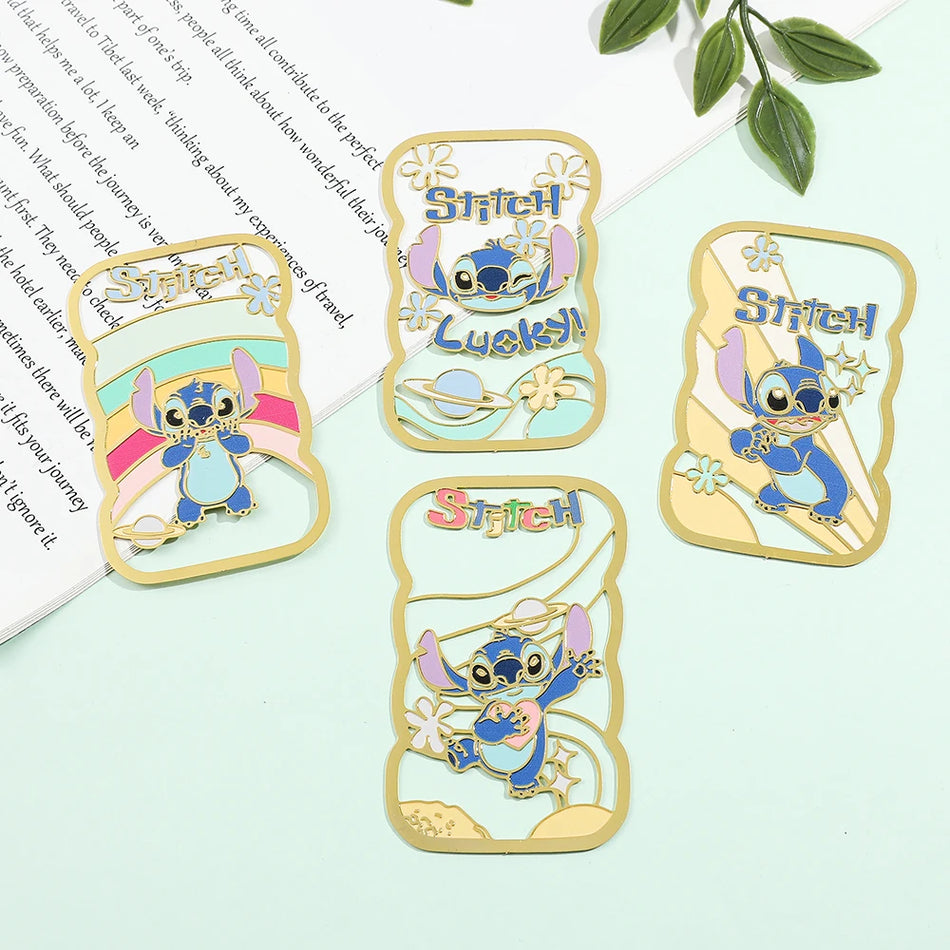 Kawaii Stitch Metal Bookmarks - Perfect for  Anime Fans! - Cyprus