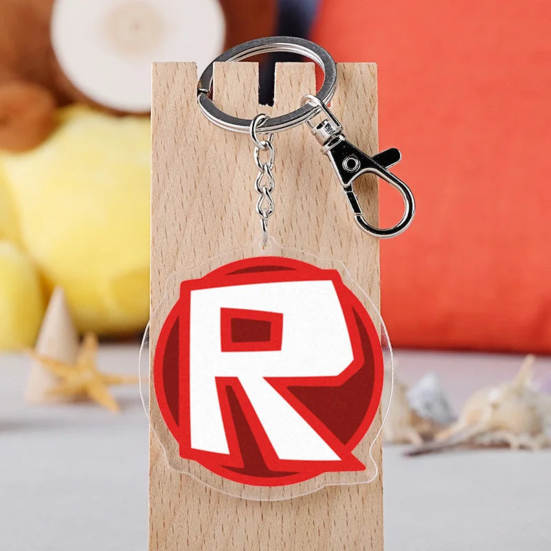 Pendentif acrylique de clés Roblox - Accessoire de sac créatif pour les enfants