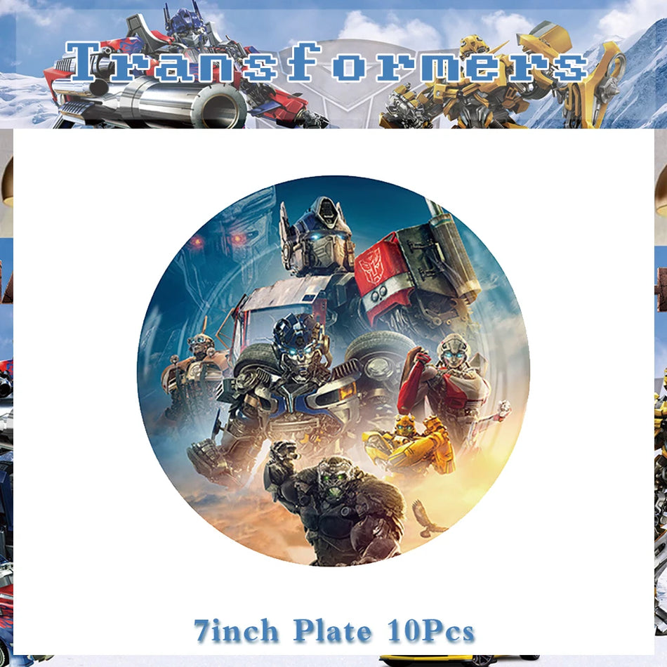 🔵 "Transformers Party Decoration Birthday Supplies - Κύπρος"