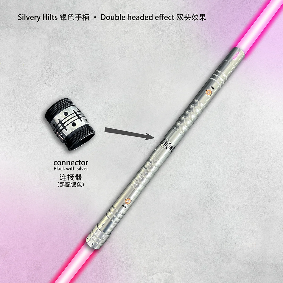 Heavy Dueling Lightsaber with Soundfonts and Colour Changing Blade - 56 cm Cosplay Toy