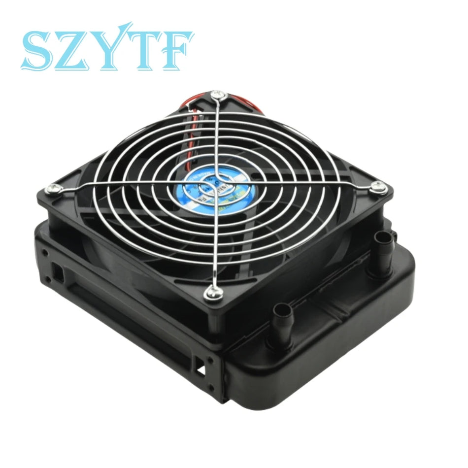 Smytf düşük gürültü 120mm alüminyum su soğutma cpu radyatörü fan ile