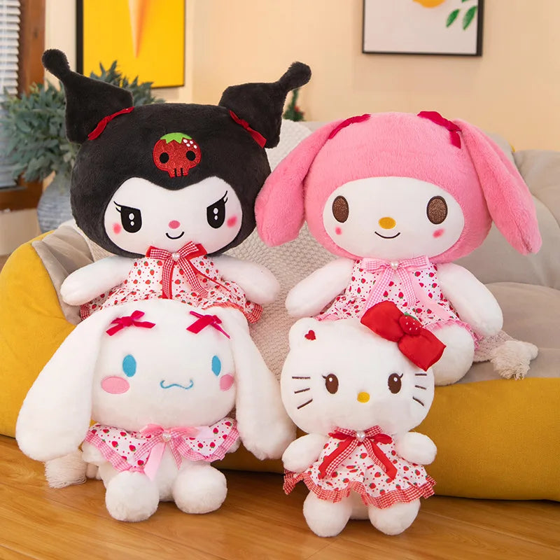 Sanrio Hello Kitty Plush Doll - 23cm Cinnamoroll, Kuromi & My Melody Cushion