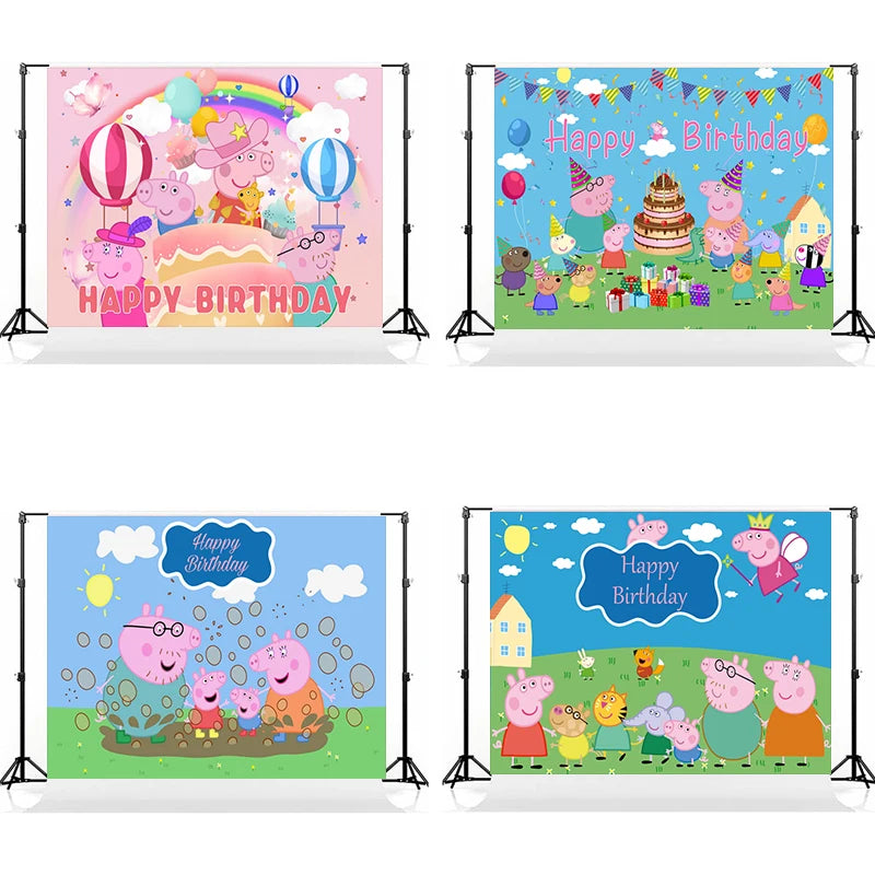🔵 Peppa Pig Birthday Party Party Decor - Κύπρο