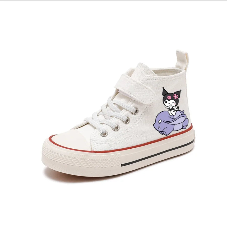 Kuromi High-Top Canvas Sneakers for Kids