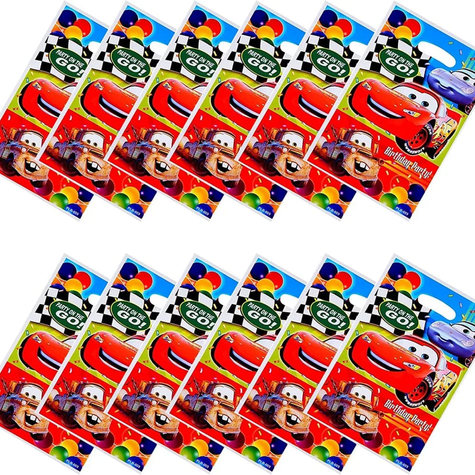 🔵 Disney Cars Lightning Mcqueen Party Decorations Tableware Banner Balloon Race Supplies - Cyprus