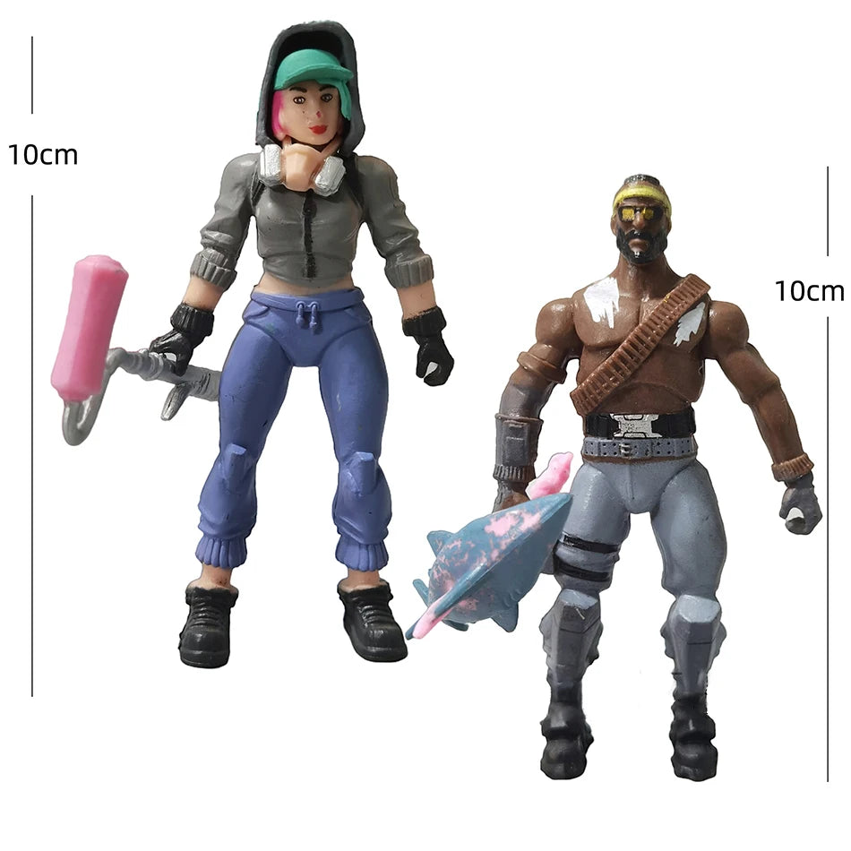 10CM Fortnite Figure Anime Game Figure Toy Doll Action Figure Car Desk Decoration Birthday Gift For Children Adults Fans