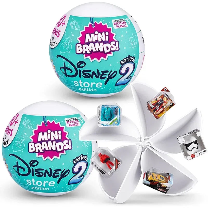 Disney Cartoon Charaktere Mystery Kapsel Sammler -Mini -Spielzeuge