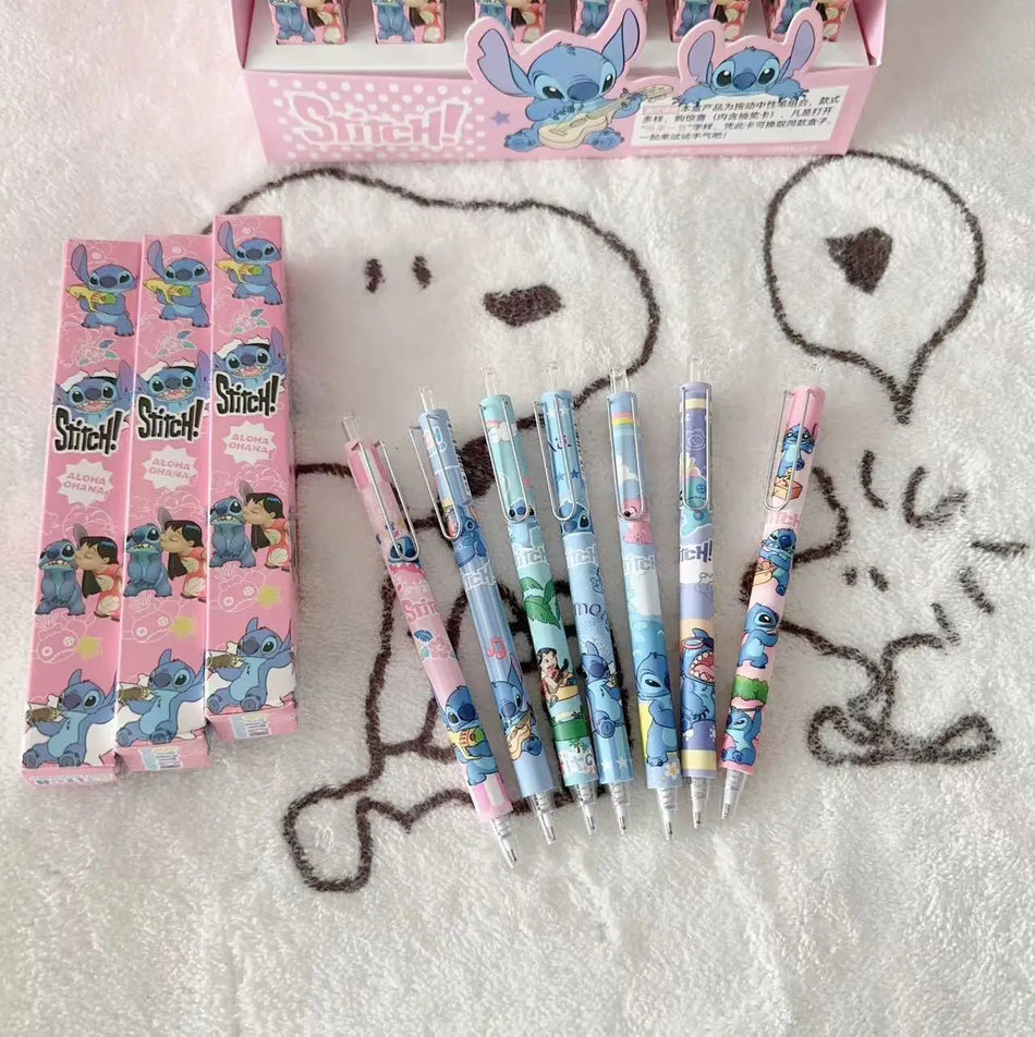 Stitch Cartoon Gel Pen 24pcs Σετ - Κύπρος