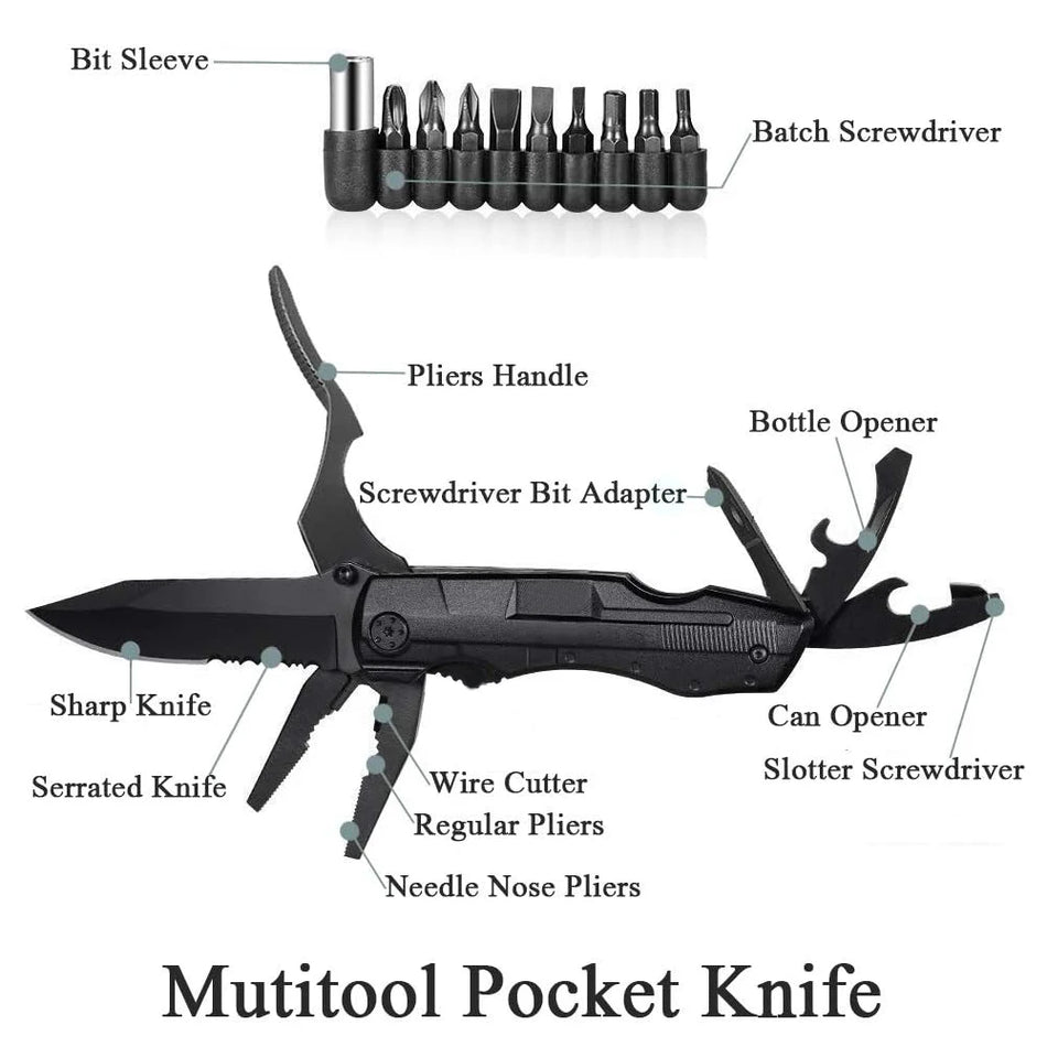 LUCHSHIY Multifunctional Knife Pliers: Outdoor Survival Essential 🪓