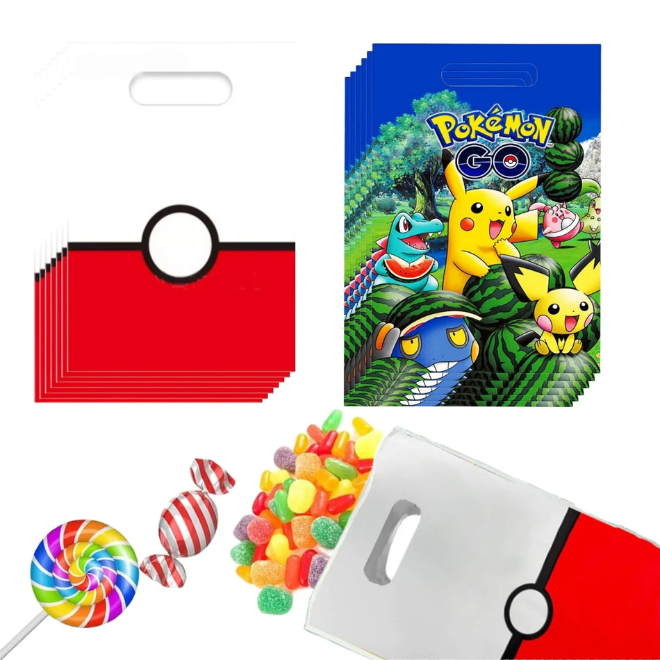 Pokemon Pikachu Party Gift Bags Set - Pokémon Birthday Supplies for Kids - Cyprus