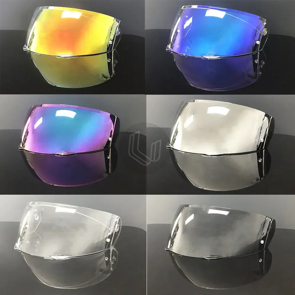 HJ-33 I90 Helm Visor-Objektiv Motorrad Vollgesichts-Helm Visor-Objektiv Ersatzlinsen für HJC I90 HJ33