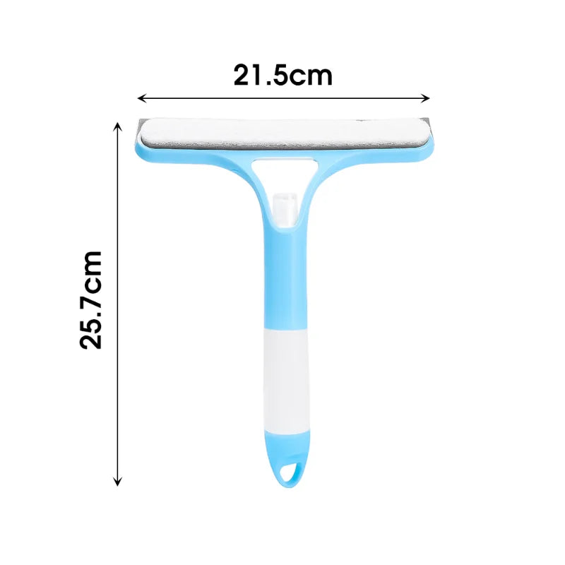 New 3 In 1 Car Windshield Window Wiper Window Clean Tools Glass Wiper Kitchen Bathroom Cleaning Brush Car Cleaning Accessories