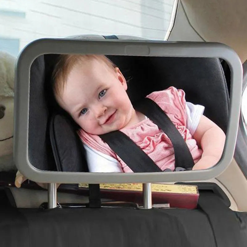 Baby Car Mirror Ρυθμιζόμενο αυτοκίνητο πίσω κάθισμα οπίσθια προβολή προσκέφαλου προσκέφαλου βουνό παιδικό παιδικό παιδικό βρέφος αξεσουάρ οθόνης ασφαλείας μωρού