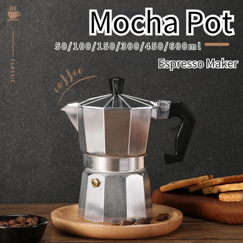 Aihogard Classic Aluminium Moka Pot Espresso Maker - Cyprus