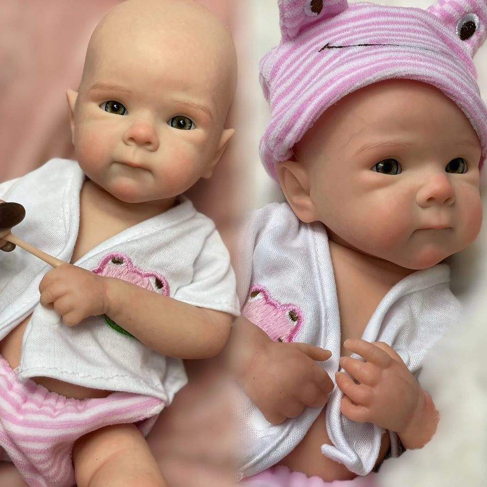 AnjoDoll 33CM Lovely Girl Bettie Reborn Doll Toys - Solid Silicone - DIY - Educational - Fashion - 20 Inch - 13 Inches - Hand Painted - High Quality - Cyprus