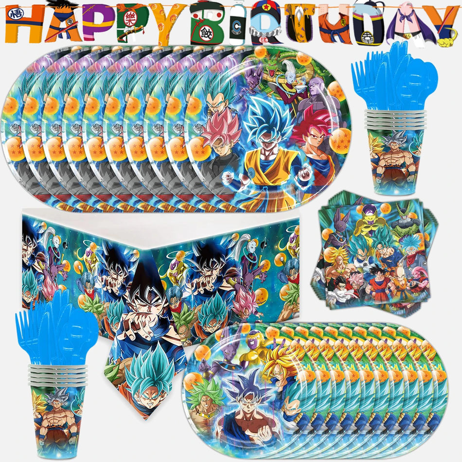 Dragon Ball Son Goku Party Supplies - Διακοσμήσεις μωρών και διακοσμήσεις γενεθλίων - Κύπρος