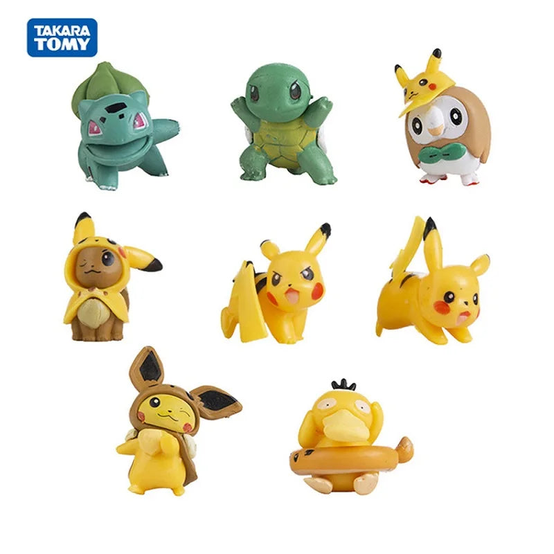 Hochwertige Pokémon -Anime -Figuren - Pikachu, Snorlax, Eevee -Aktionsmodelle