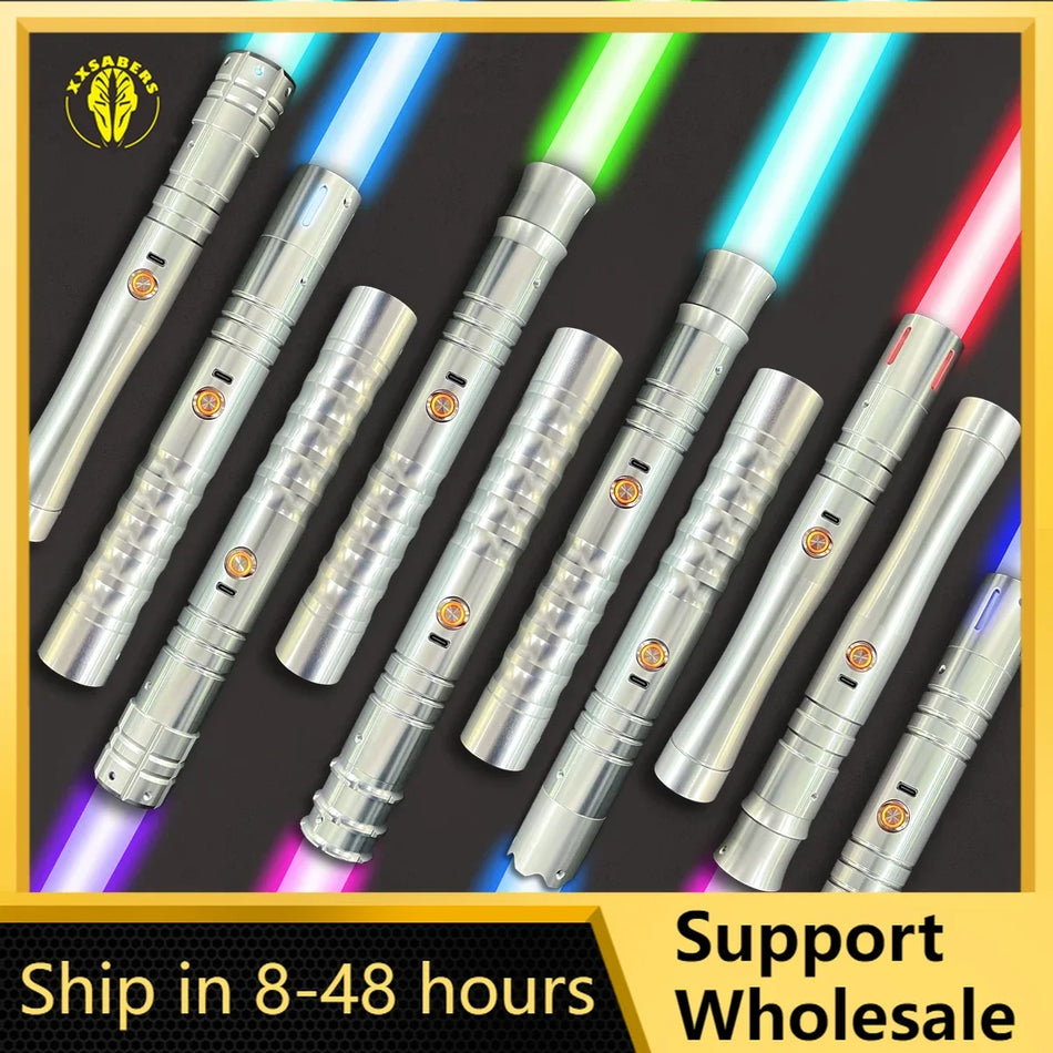 Heavy Dueling Lightsaber with Soundfonts and Colour Changing Blade - 56 cm Cosplay Toy