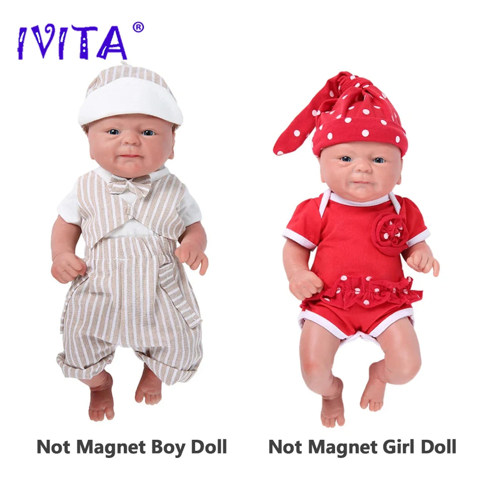 Ivita realistische volle Silikon -Wiedergeborene Puppe - lebensechter Neugeborenes Baby DIY Painted Dolls Kit für Kinder Geschenk - Zypern