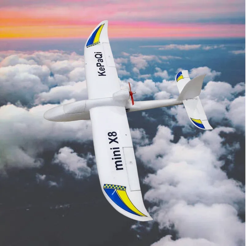 Surfer X8 Mini EPO Foam RC Glider - Kit de construcción de avión entrenador para principiantes 