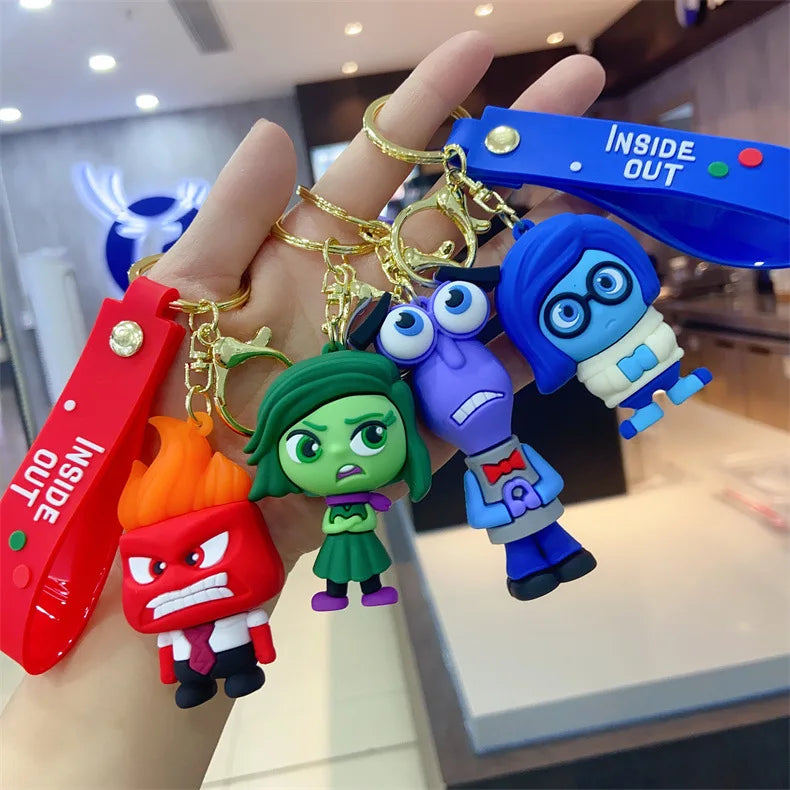 Inside Out 2 Kawaii Keychain - Cute Disney Anime Bag Pendence