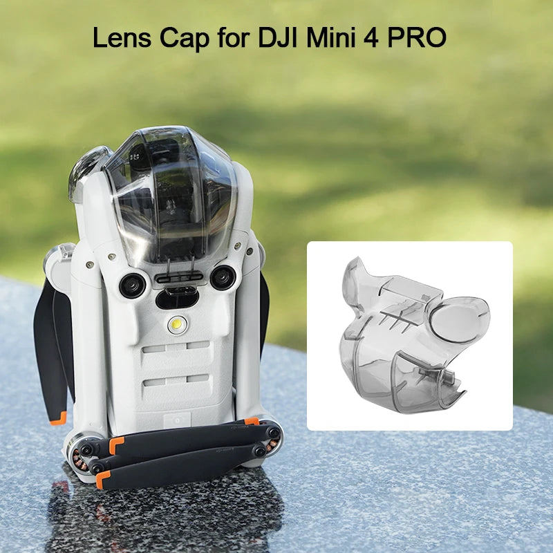 DJI Mini 4 PRO Drone için Lens Kapağı Çizilmeye dayanıklı Kalabalıklık Önleme Kamera Gimbal koruma kapağı Quadcopter Drone Aksesuarları