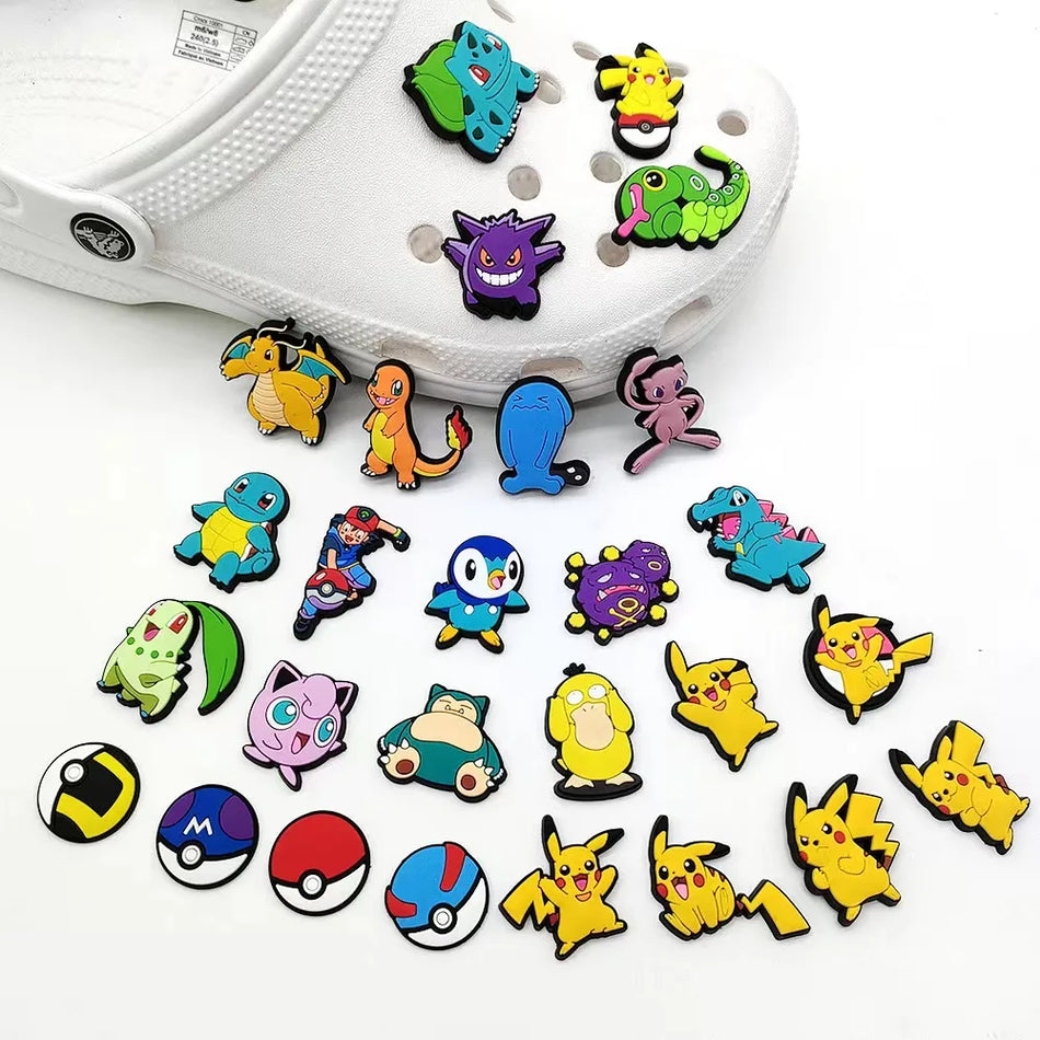 Kawaii Cartoon Pokémon Shoe Charms - Cyprus