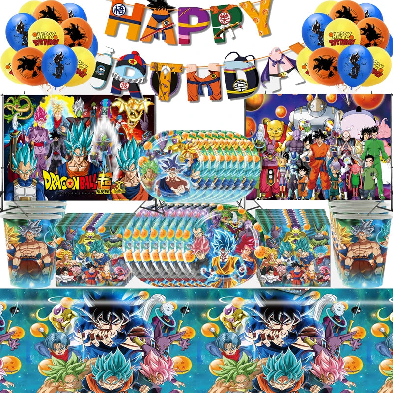 Dragon Ball Son Goku Party Supplies - Baby Shower & Birthday Decorations - Cyprus