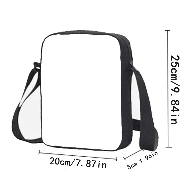 Miniso Stumble Guys Cartoon bedruckte Gelegenheits -Messenger -Tasche - Zypern