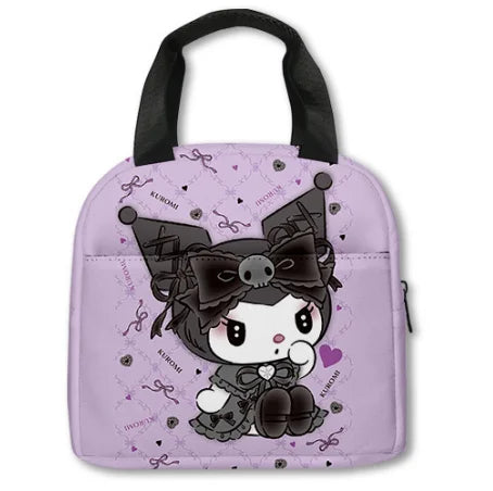 MINISO Kuromi Melody Cinnamoroll Anime Dziecięcy Plecak 