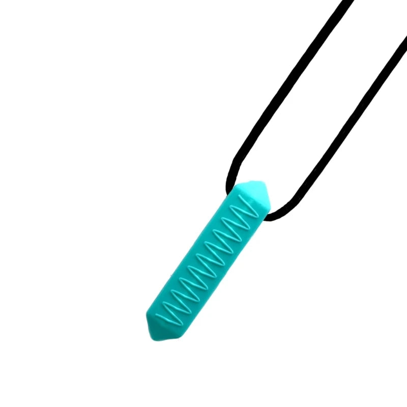 Collier élégant en silicone pour soulagement sensoriel