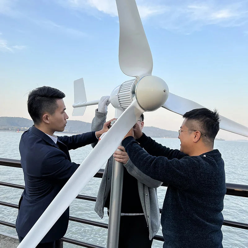 SMARAAD 6000W Off-Grid Wind Turbine Generator with MPPT Controller