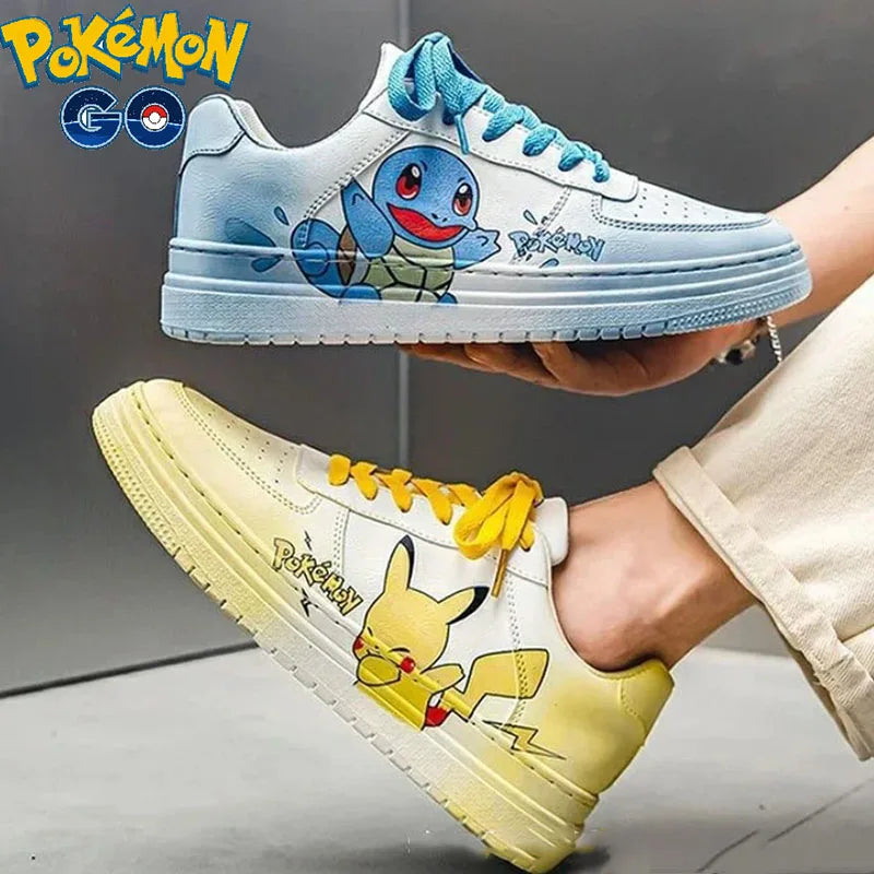 Pikachu & Squirtle Colourful Casual Sneakers for Kids - Cyprus