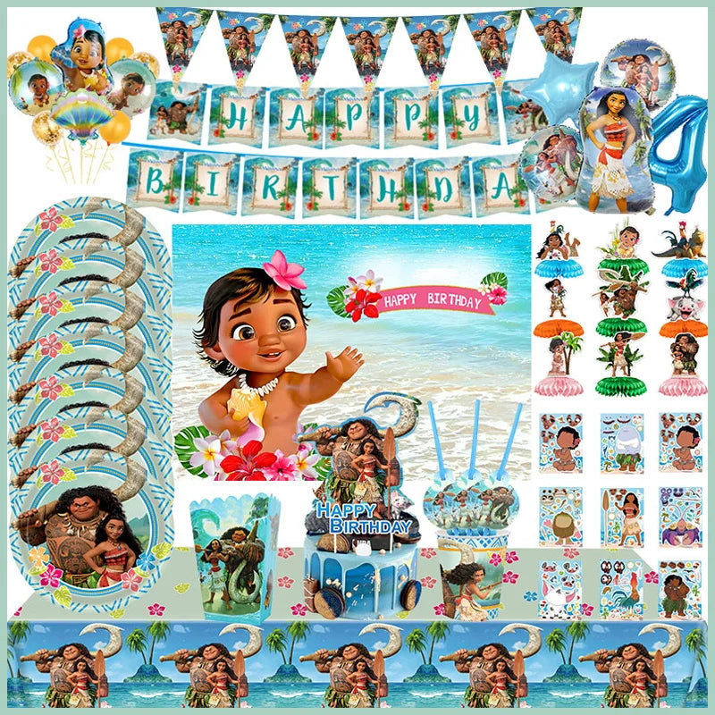 Moana Birthday Party Decoration Kit - Cyprus