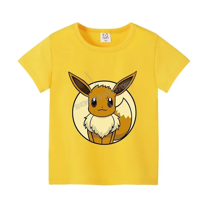 Футболка Aoger Pokémon Pikachu Kawaii для детей - Кипр