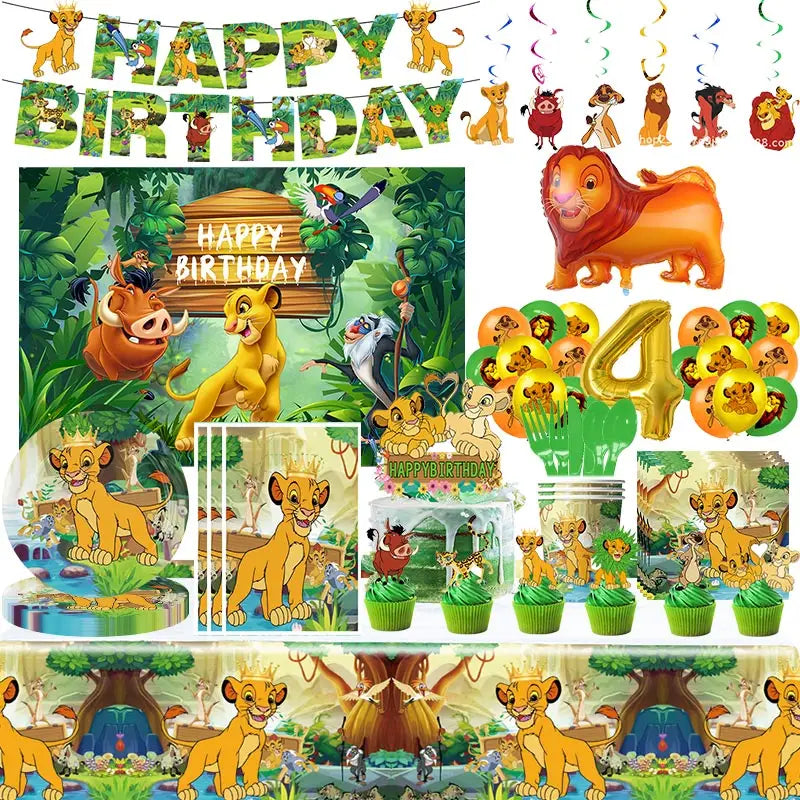 Ο Lion King SIMBA BIRTHDARE PARTY SET - Κύπρο