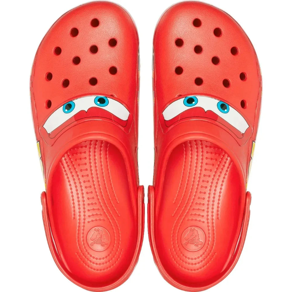 MINISO Lightning McQueen Cartoon Crocs Slippers for All Ages - Cyprus