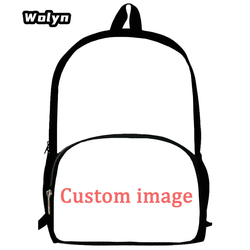 Blox 3D Cartoon Fruit Prints School Backpack for Kids - Cyprus