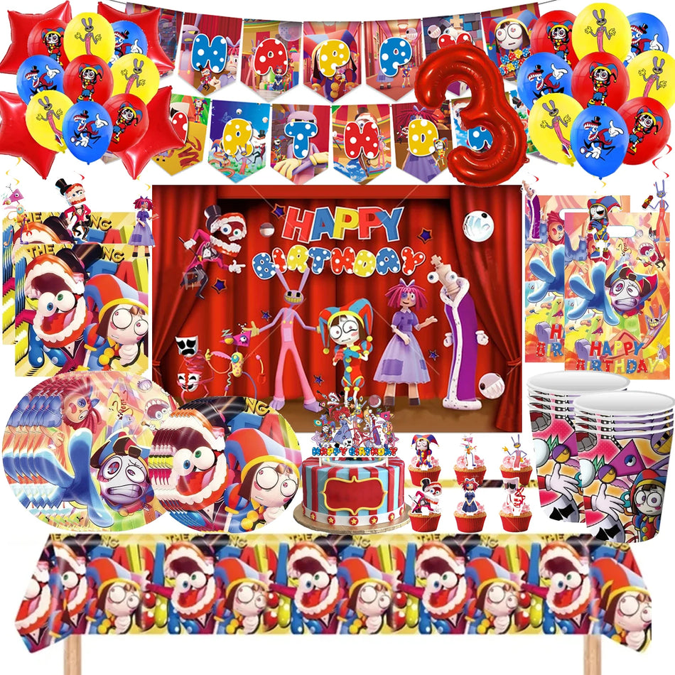 The Amazing Digital Circus Birthday Party Decorations Set - Cyprus