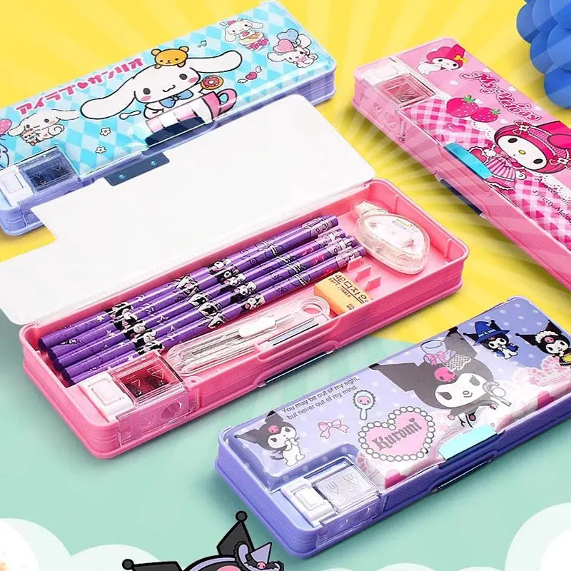 Cinnamoroll Combination Lock Pencil Case - Cyprus