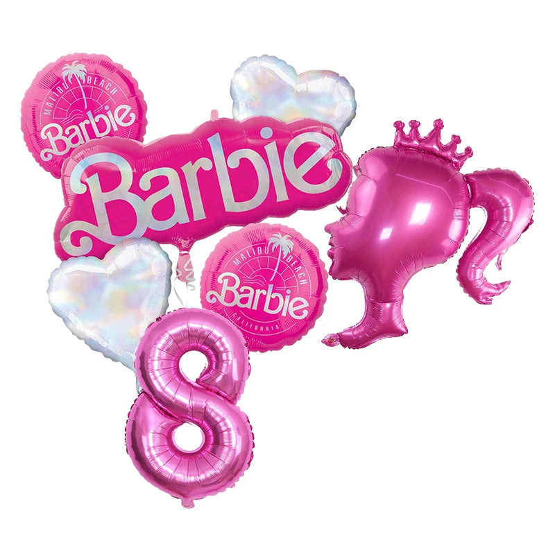 🔵 Σετ διακόσμησης γενεθλίων Barbie - Κύπρος