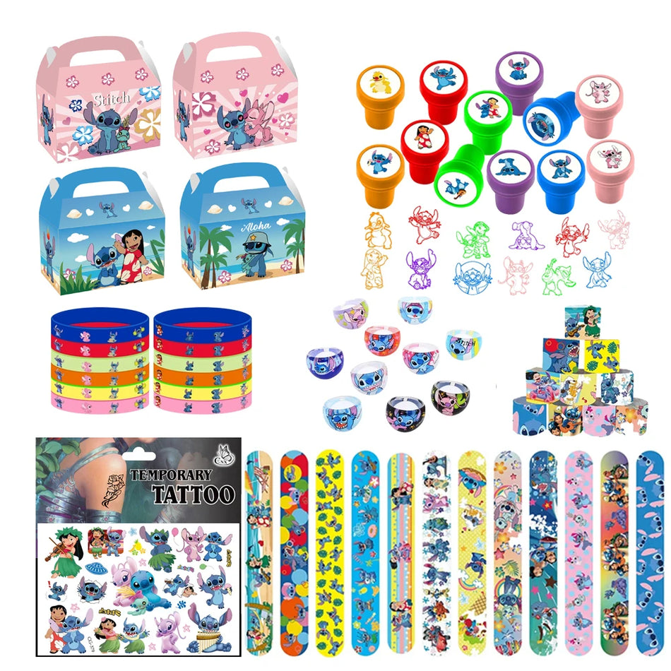 🔵 Подарки Lilo Stitch Party Gift Suppors Slack Bracelets многоразовый питьевой соломин