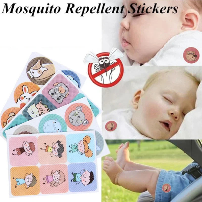 Patches répulsives de moustique de dessins animés naturels pour enfants