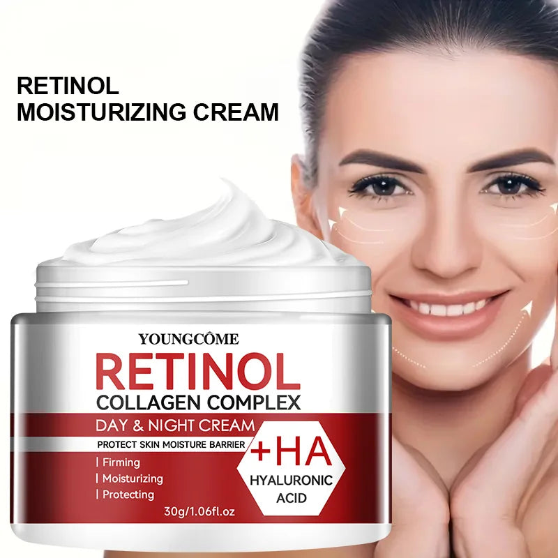 YOUNGCOME Retinol Anti-Aging Moisturising Cream with Collagen & Hyaluronic Acid - Cyprus